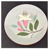 Vintage Stangl Pottery Pink Lily Plates