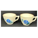 Vintage Stangl Pottery Dahlia Plates, Saucers and Cups