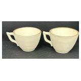 Vintage Stangl Pottery Dahlia Plates, Saucers and Cups