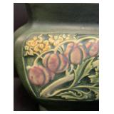 Antique Roseville Rosecraft Paneled Rare Pillow Vase