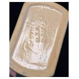 Vintage Roseville Pottery White Rose Flower Vase