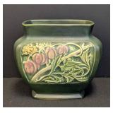 Antique Roseville Rosecraft Paneled Rare Pillow Vase