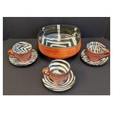 Unique Donovan Palmquist Pottery Set