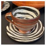 Unique Donovan Palmquist Pottery Set
