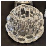 Kosta Boda and Royal Copenhagen Crystal Votive Holders