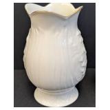 Pair of Miniature Belleek Porcelain Vases