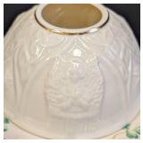 Belleek Porcelain Nativity Votive Holder