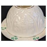 Belleek Porcelain Nativity Votive Holder