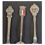 Assorted Vintage Silver Plated Souvenir Spoons