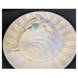 Belleek Shamrock and Seashell Teacups