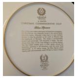 Boehm and Lenox Christmas Plates