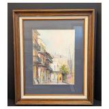 Framed Nestor Fruge Watercolor Print