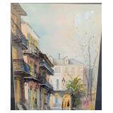 Framed Nestor Fruge Watercolor Print