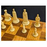 Vintage Chess Set (Missing Pawns Found)