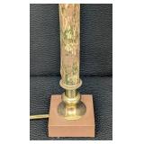 Pair of Vintage Marbleized Table Lamps