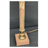 Pair of Vintage Marbleized Table Lamps