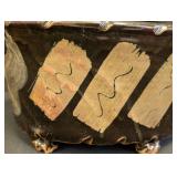 Large Signed Handled and Footed Pottery