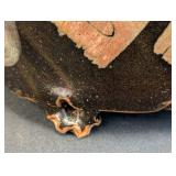 Large Signed Handled and Footed Pottery