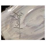 Large Signed Handled and Footed Pottery