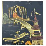 Vintage Asian Drop Leaf Tea Table