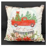 Two Festive Holiday Pillows