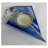 Stunning Stained Glass Tea Light Candle Holder by Tone Snarud