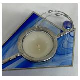 Stunning Stained Glass Tea Light Candle Holder by Tone Snarud