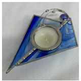 Stunning Stained Glass Tea Light Candle Holder by Tone Snarud