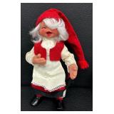 Pair of Vintage Norwegian Arne Hasle Askim Norge Christmas Elf Gnome Dolls