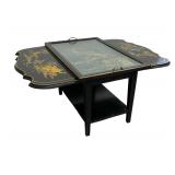 Vintage Asian Drop Leaf Tea Table