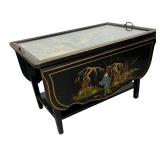 Vintage Asian Drop Leaf Tea Table