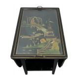 Vintage Asian Drop Leaf Tea Table