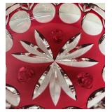 Nachtmann Bamberg Crystal Cut to Clear Footed Bowl