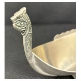 Norwegian Pewter Viking Longboat Decorative Figurine by Tinn