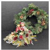 Lovely Wreath and Centerpiece