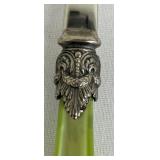 Vintage EME Napoleon Limeon Green Breakfast Forks