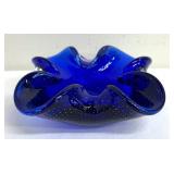 Cobalt Blue Magnor of Norway Controlled Bubble Bowl