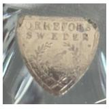 Pair of Orrefors Stella Candle Holders Designed by Sven Palmqvist