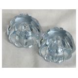 Pair of Orrefors Stella Candle Holders Designed by Sven Palmqvist