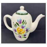 Vintage Stangl Pottery Country Garden Coffee/Tea Pot, Creamer Pitcher, Cups and Saucers