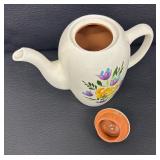 Vintage Stangl Pottery Country Garden Coffee/Tea Pot, Creamer Pitcher, Cups and Saucers