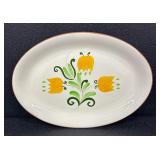 Vintage Stangl Pottery Tulip Platter, Bowl and Covered Skillet