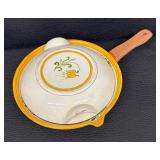 Vintage Stangl Pottery Tulip Platter, Bowl and Covered Skillet