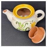 Vintage Stangl Pottery Tulip Creamer and Small Tea Pot