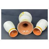 Vintage Stangl Pottery Tulip Goblet and Egg Cups