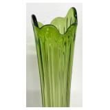 Vintage LE Smith Swung Vase with Ribbed Contours