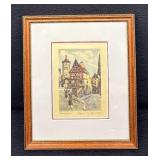 Rothenburg Tauber Framed Print by Ernst Geissendorfer