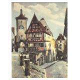 Rothenburg Tauber Framed Print by Ernst Geissendorfer