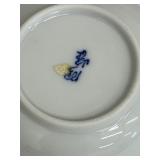 Juzan Gama Japanese Porcelain Peacock Dish