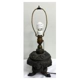Vintage Footed Table Lamp